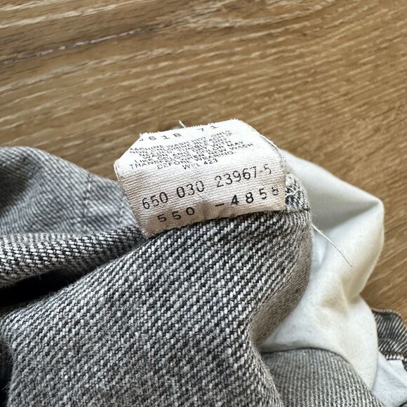 Vintage‎ Levis 550 Jeans Men’s 32 x 33 Black Denim Relaxed Fit Tapered 90s - Picture 3 of 12